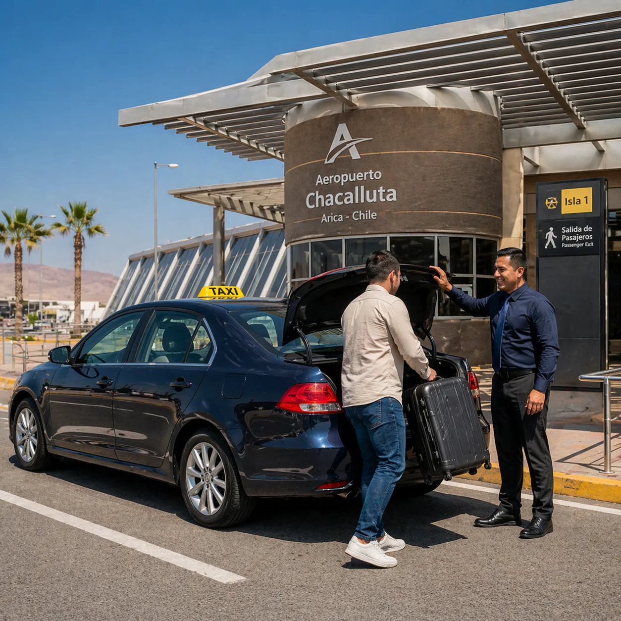 Taxi Transportes Ramírez en Aeropuerto de Arica